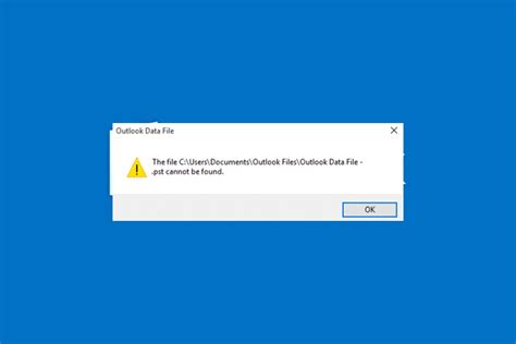 Outlook PST Cannot Be Found Ways To Fix This Error