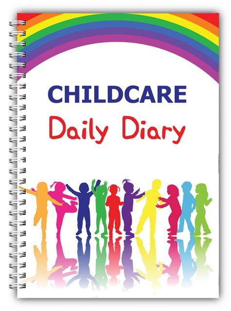 Childcare Diary Rainbow Design Love To Be Organised