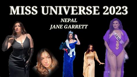 Miss Universe Nepal 2023 Jane Garrett Missuniverse2023 Missuniverso2023 72ndmissuniverse