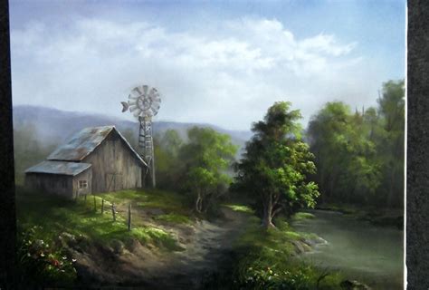 Take A Trip To This Old Country Barn Watch Kevin As He Paints This
