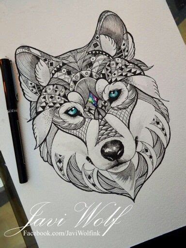 (x)11 cool de dessin mandala tete de mort image coloriage source: Tatouage loup | Tatouage loup, Dessin de loup, Loup mandala