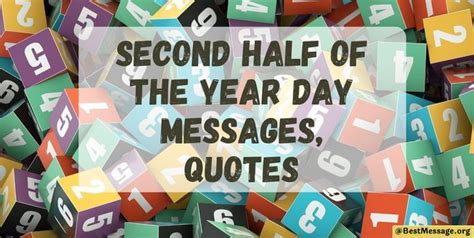 Second Half Of The Year Day Wishes Messages Quotes July 1st