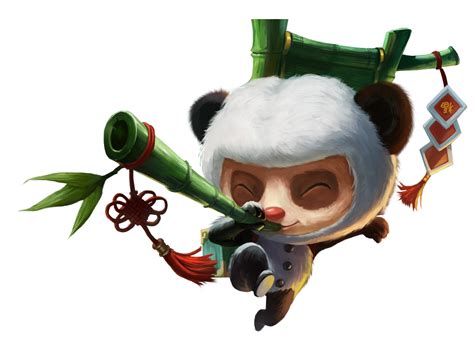 If an enemy steps on the trap, it will release a poisonous cloud, slowing enemies and damaging them over time. Panda Teemo Skin PNG Image - PurePNG | Free transparent ...