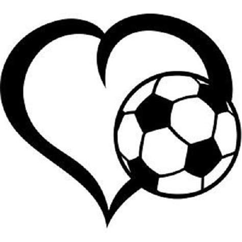 Love Heart Football Player Sticker Sports Soccer Car Decal Helmets Kids