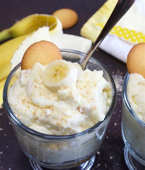 Banana Pudding With Condensed Milk And Sour Cream Banana Poster