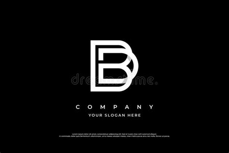 Initial Letter Db Logo Or Bd Logo Design Vector Stock Vector