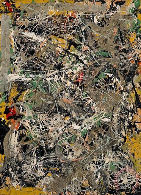 Jackson Pollock Untitled 1949 Painting Untitled 1949 Print For Sale