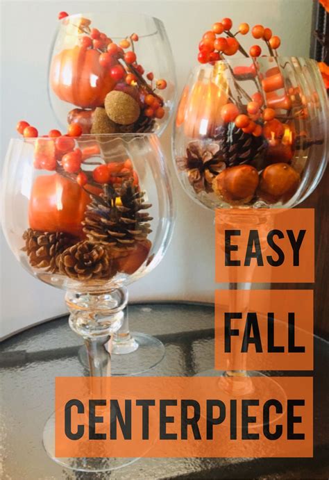 Easiest Fall Centerpiece Ever Fall Decor Diy Crafts Fall Decor