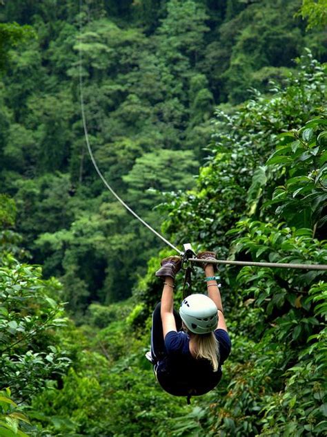 Ziplining, the closest experience to flying a human can have without sprouting wings! Geronimo! | Adventure, Costa rica travel, Places to go