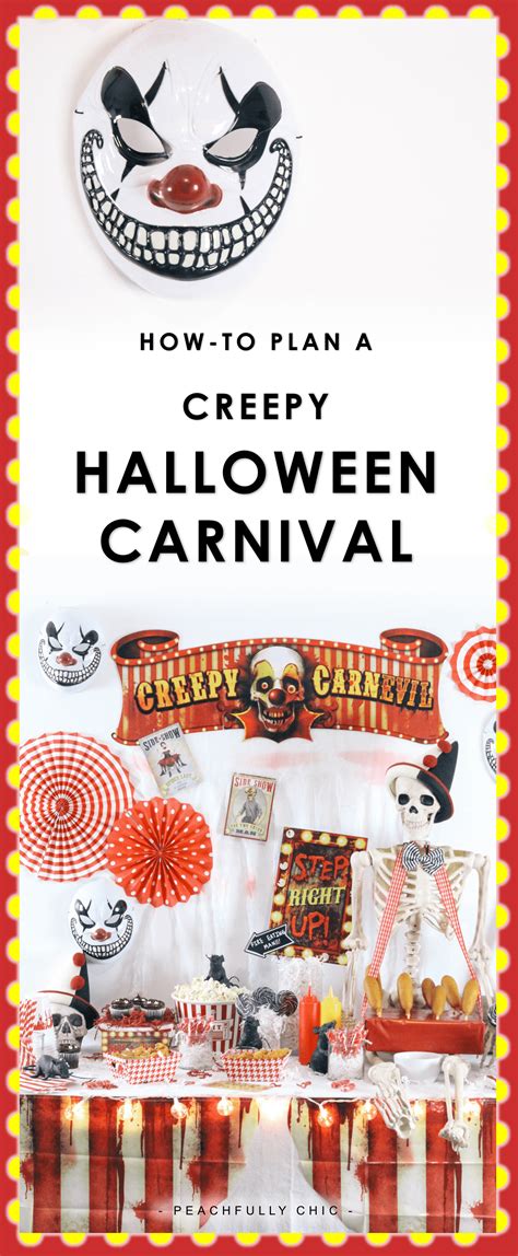 How To Plan A Creepy Carnival Party Halloween Carnival Party Foods Scary Carnival Halloween