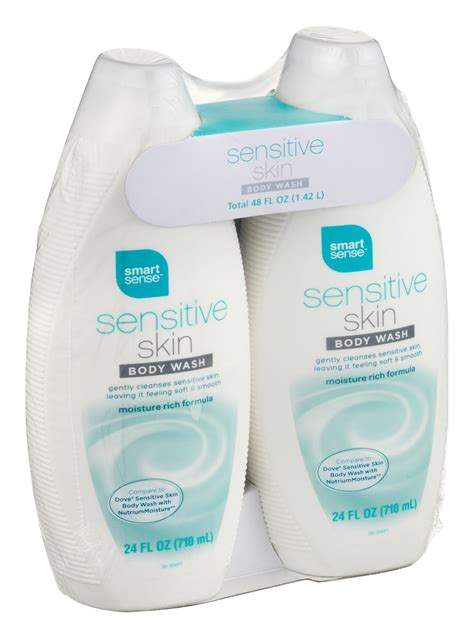 Smart Sense Sensitive Skin Body Wash Moisture Rich Formula 240 Fl Oz