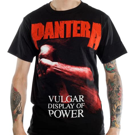 Pantera Red Vulgar T Shirt Indiemerchstore