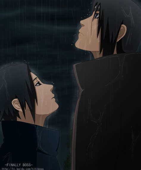Brothers Look To The Rain Akatsuki Naruto Uchiha Sasuke Pixiv
