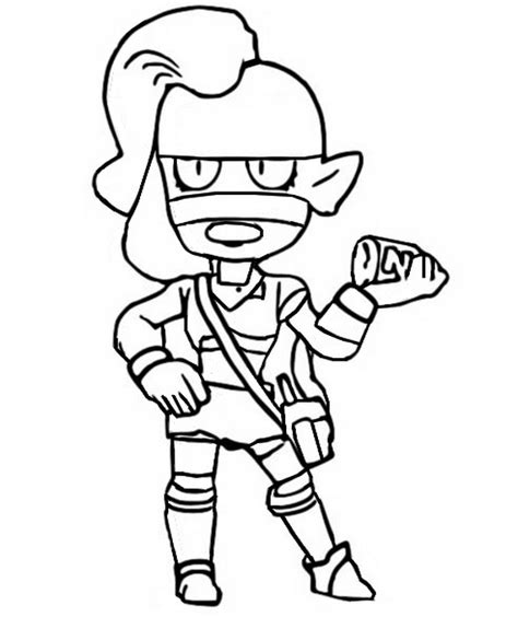 Brawl Stars Coloring Pages Print And Color Com Star Coloring Pages