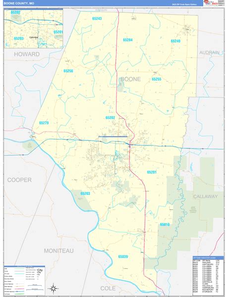 Digital Maps Of Boone County Missouri
