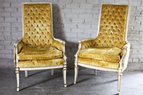 Shop over 100 top novogratz furniture and earn cash back from retailers such as amazon.com, houzz, and kohl's and others such as wayfair all in one place. Vintage Yellow Tufted Velvet Chair w/ White Trim Pair ...