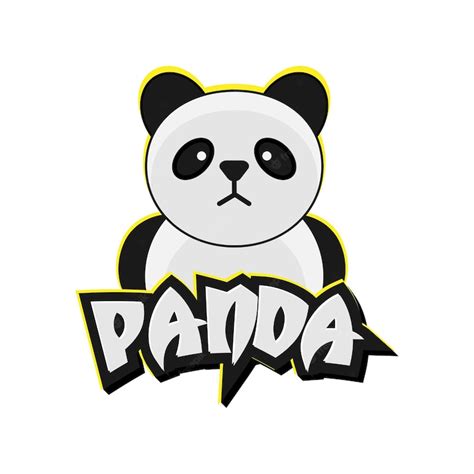 Premium Vector Cute Panda Cartoon Mascot Vector Illustration Of