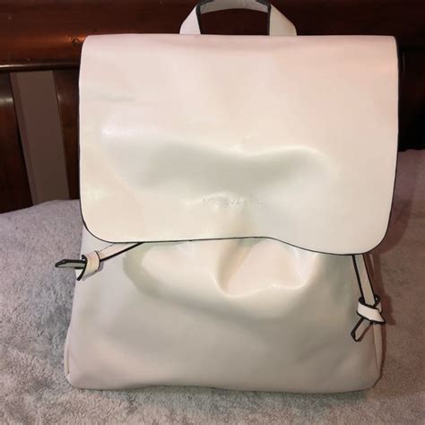 Marsi Bond Bags Marsi Bond Scarlett Ivory Vegan Leather Backpack