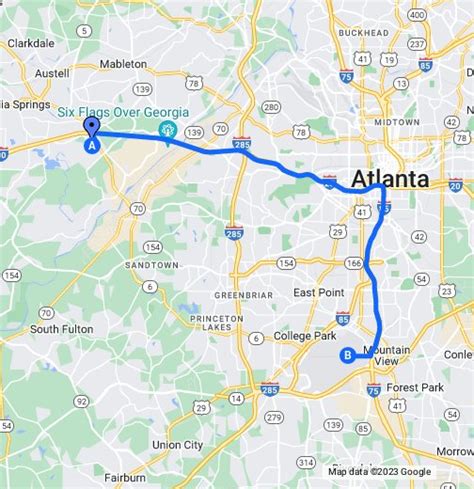 Driving Directions To Hartsfield Jackson Atlanta International Airport
