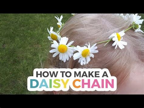 How To Make A Daisy Chain Youtube