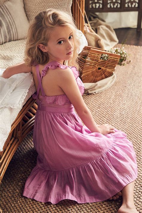 Nellystella Elina Dress In Lavender Magenta Pre Order Kids Outfits