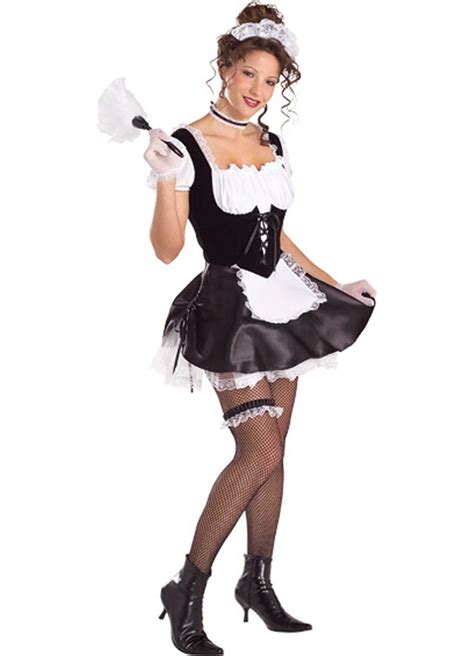 French Maid Adult Costume Small