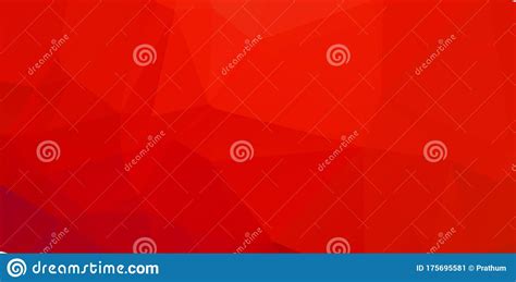 Abstract Gradient Red Geometric Background Stock Vector Illustration