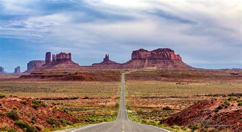 Highway 163 From The Mile 13 Monument Valley All Rights R Flickr