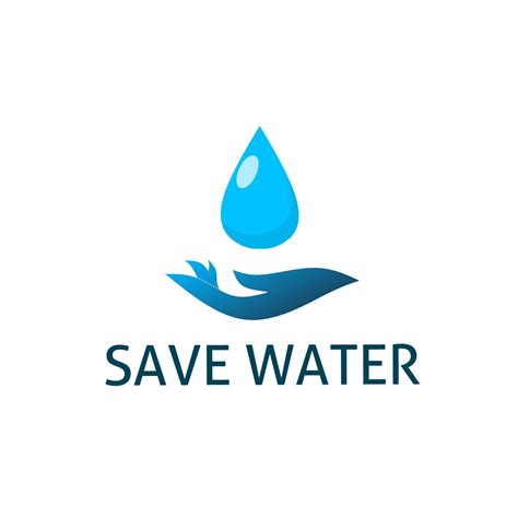 Logo Save Water 6329490 Vector Art At Vecteezy