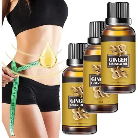30 ml belly drainage ginger oil slimming tummy ginger oil natural therapy lymphatic drainage