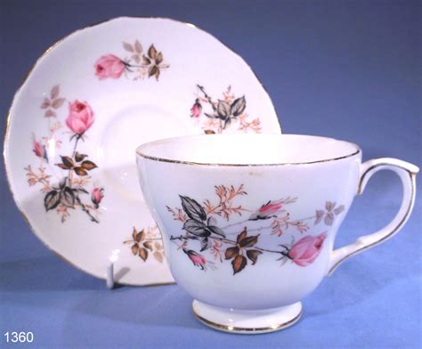 Duchess Pink Rose Large Vintage Bone China Tea Cup And Saucer Tazze Porcellana