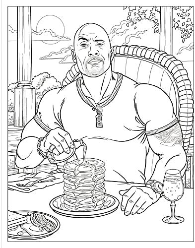 Dwayne Johnson Coloring Pages Coloring Home