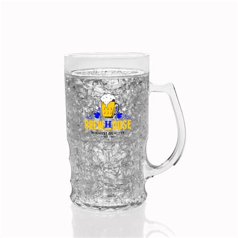 Personalized 13 5 Oz Acrylic Freezer Beer Mugs Fm007 Discountmugs