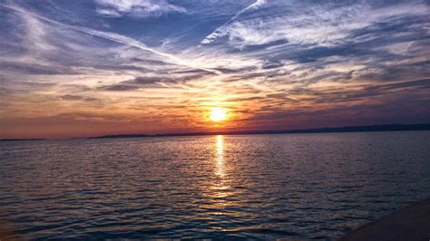 Sunset Over The Balaton Sea A Photo On Flickriver
