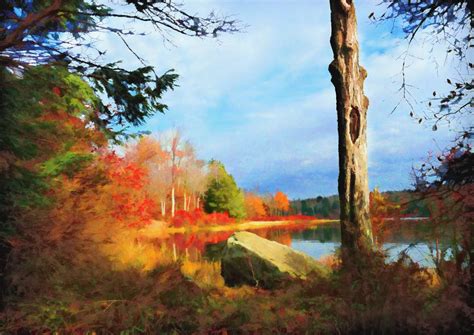Lake In Fall Free Stock Photo Public Domain Pictures