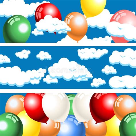 Balloons And Banners Stock Vector Illustration Of T 5252969