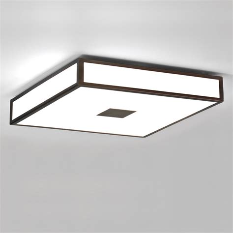Choosing the best modern bathroom ceiling light. Bronze Flush Fitting Bathroom Ceiling Light, Double ...