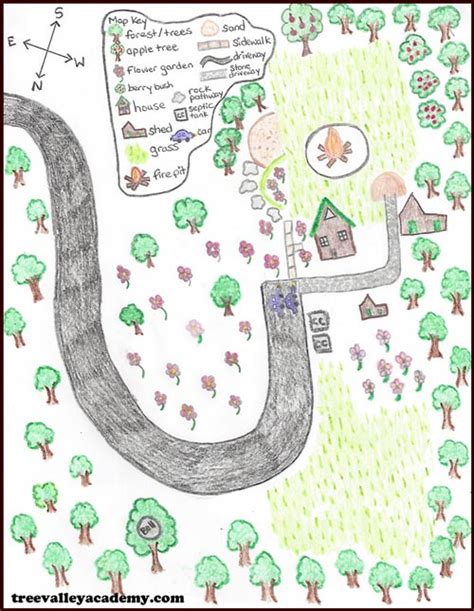 Map Drawing For Kids 24 Raritan Headwaters