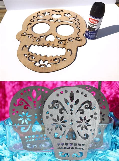 Trend Alert Diy Day Of The Dead Sugar Skull Party Decorations Sugar Skull Crafts Sugar Skull