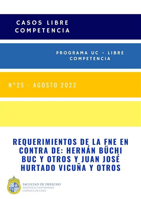 Casos De Libre Competencia Programa Uc De Libre Competencia