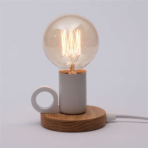 Small Exposed Bulb Table Lamp Nick Hammond Lighting And Furniture