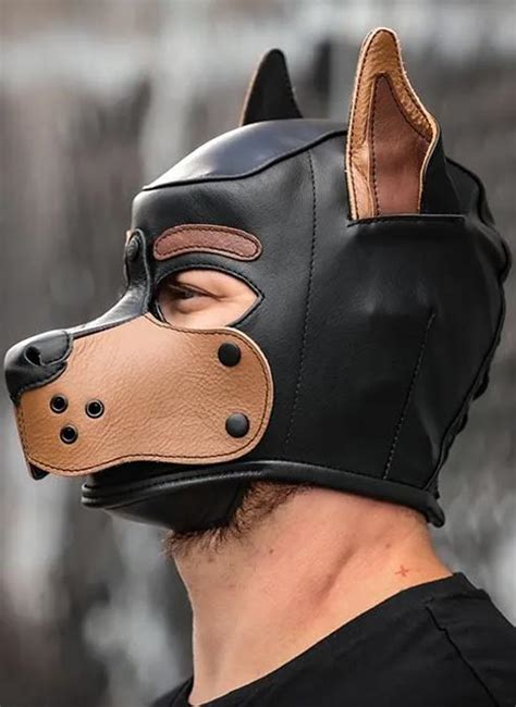 Mr S Leather K Pup Hood Tan Underground Fetish