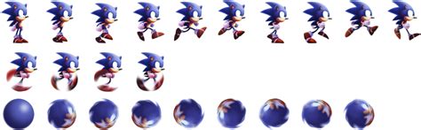 Download Transparent Sonic Hd Sprite By Moongrape Sprite Game 2d Png