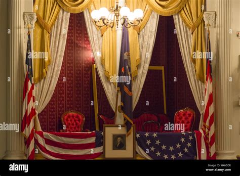 Abraham Lincolns Presidential Box In Fords Theatre Washington Dc