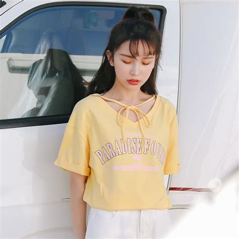 ukraine summer 2018 harajuku kawaii korean clothes women spring tshirt fashion printed letters