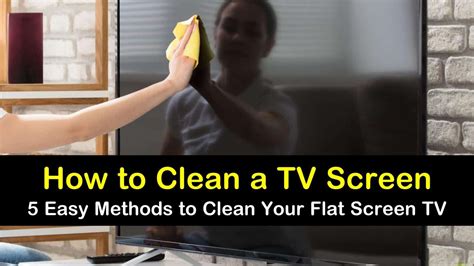 5 Simple Ways To Clean A Tv Screen Clean Flat Screen Tv Clean Tv
