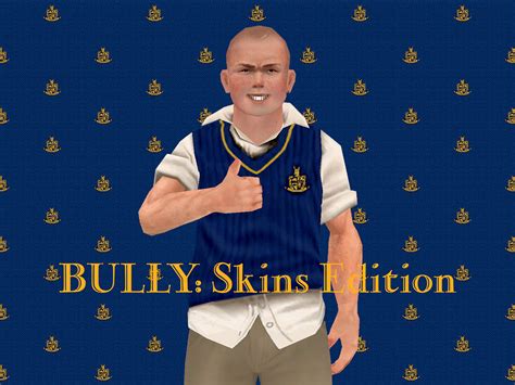 The mod used is called super mod 4. BULLY: Skins Edition mod - Mod DB