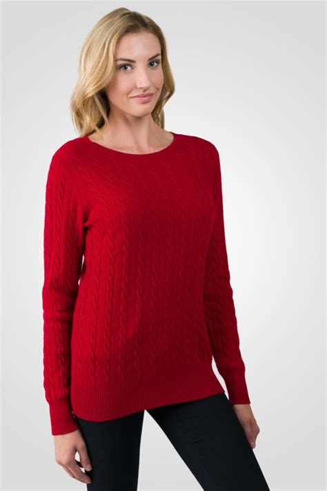 Cable knit sweaters have long been a constant when it comes to men's dressing warm for cold weather. Red Cashmere Cable-knit Crewneck Sweater - JENNIE LIU