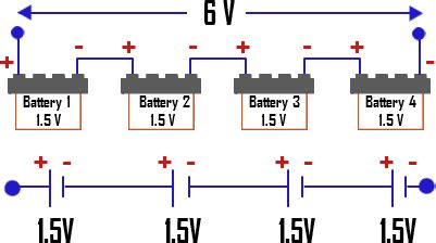 Traditional wiring of batteries in parallel will. How to connect four batteries in series - Quora