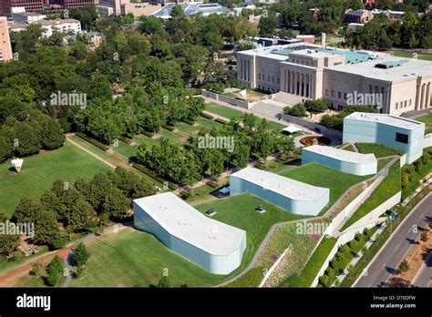 Usa Missouri Kansas City Aerial View Of Nelson Atkins Museum Of Art